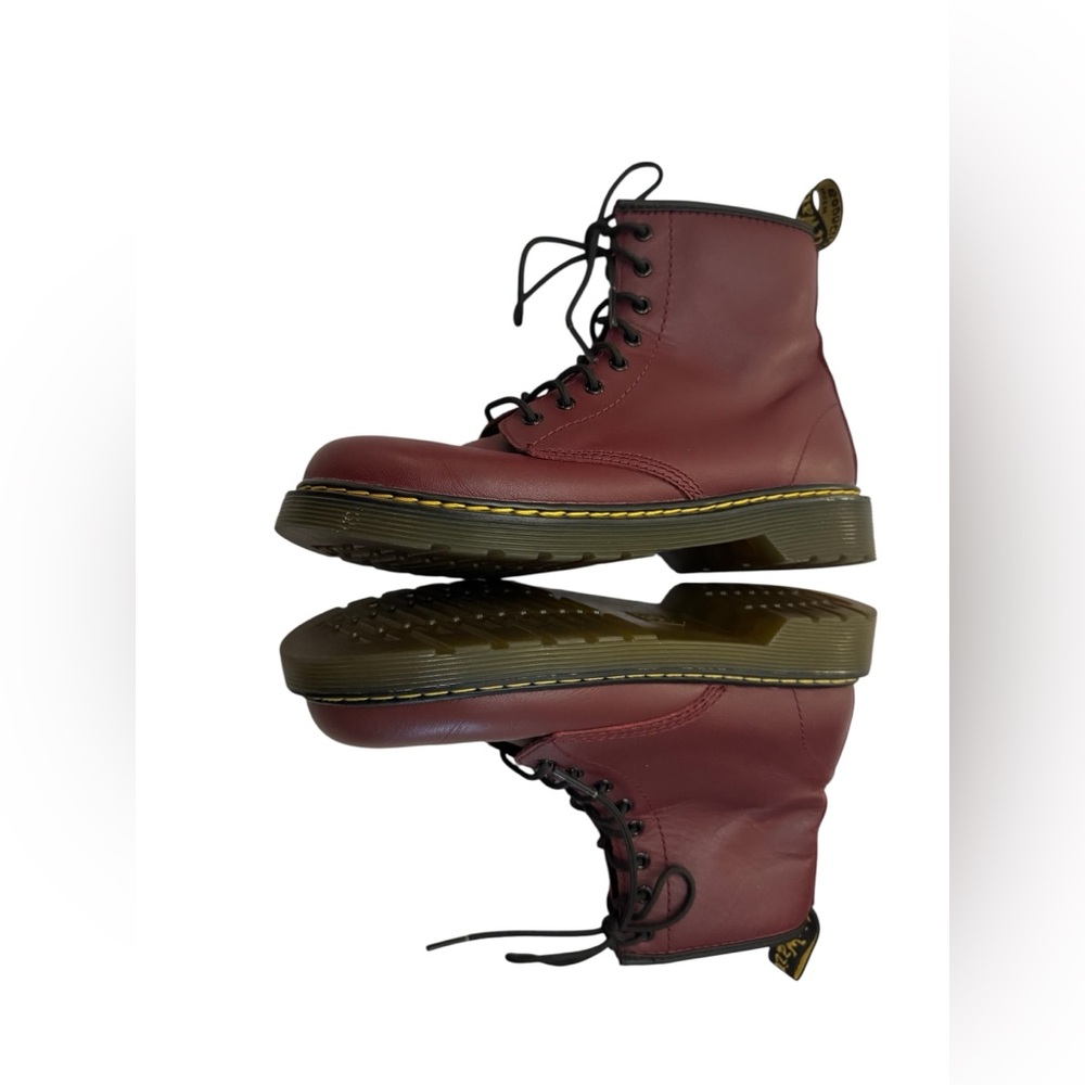Dr Martens 1460 J Cherry Red Boots 5 Large 4 Medium - Picture 6 of 11